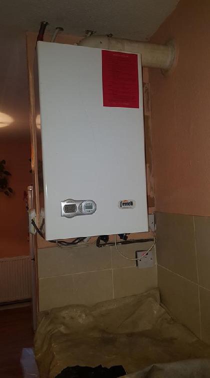 Wall-mounted white boiler 5